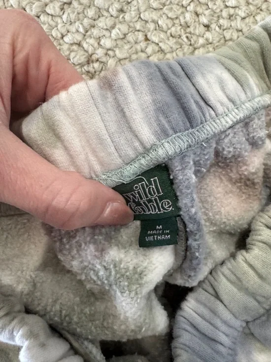 wild fable Tie-Dye Joggers in Olive, Blue & Brown - Picture 2 of 4